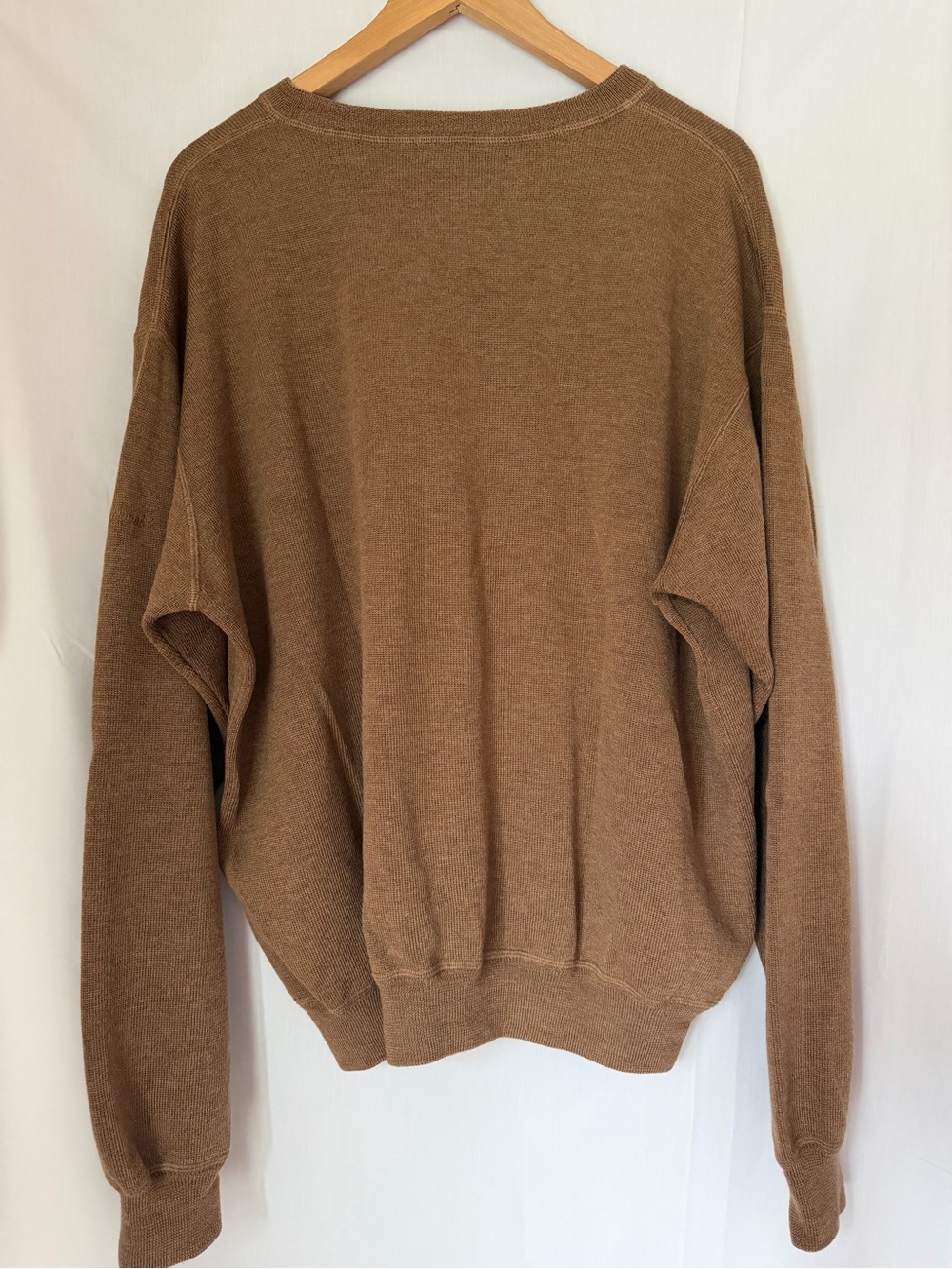 Faconnable Men's Brown Crewneck Sweater - Picture 6 of 11